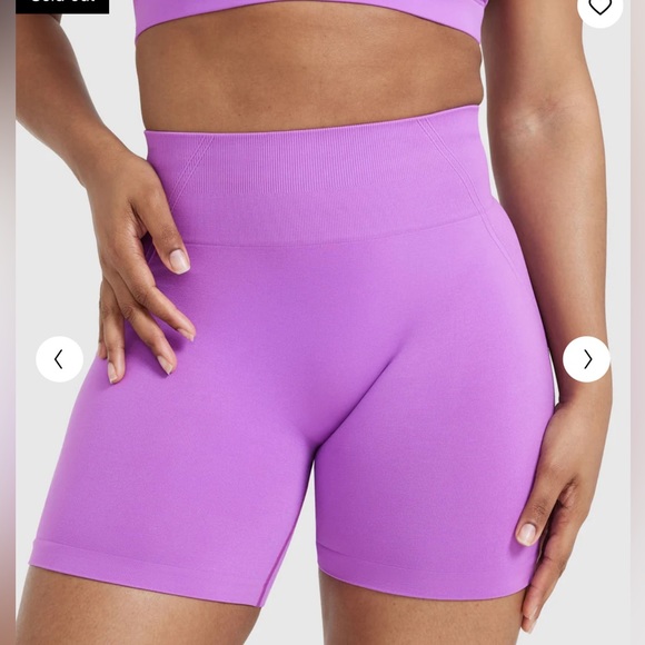 Oner Active Effortless Seamless Shorts Grape - Picture 3 of 7